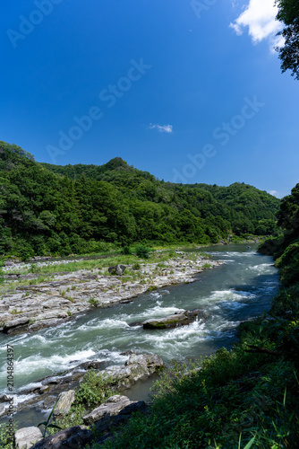 夏の長瀞渓谷