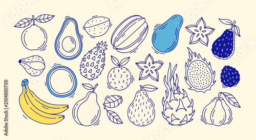 Canvastavla Vibrant and whimsical vector illustration featuring a colorful and playful design with imaginative elements, abstract shapes, and a bright color palette for creative projects