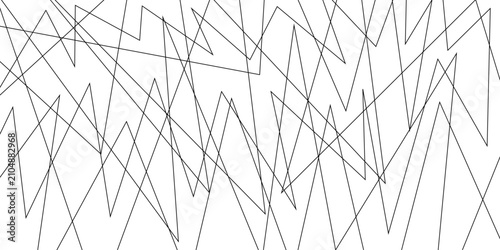 Foto Abstract background with liens and triangles shape on white background