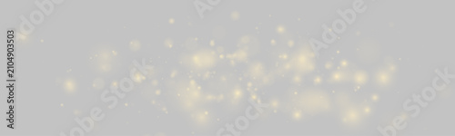 Foto Luxurious gold sparkle dust with radiant glowing particles, floating magical gli