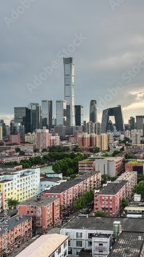 Real estate development in residential areas and CBD complexes in Beijing, China