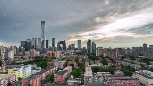 Real estate development in residential areas and CBD complexes in Beijing, China