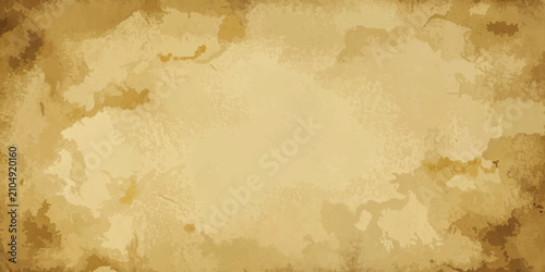 Vintage Aged Parchment Paper Texture Background with Grunge Stains