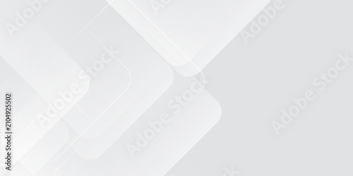 Obraz na plátně Gray gradient color background with curve and swirl lines decoration