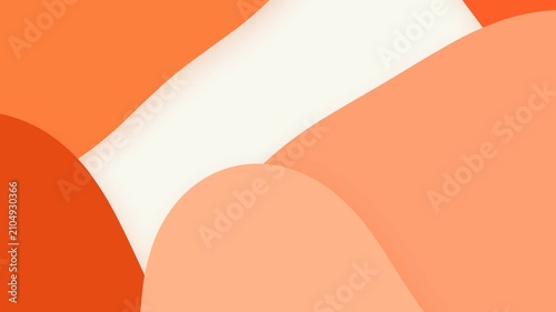 Abstract background with flowing orange and peach organic shapes