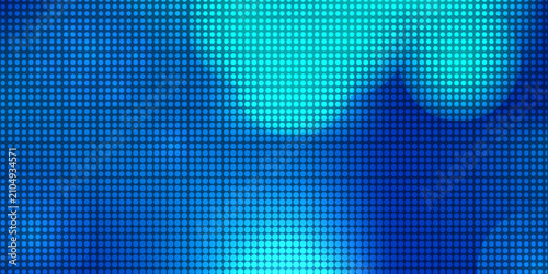 Photos Digital technology wave speed connect blue green background, cyber nano informat