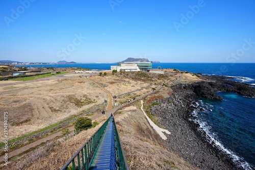 fine sea view with cliff walkway