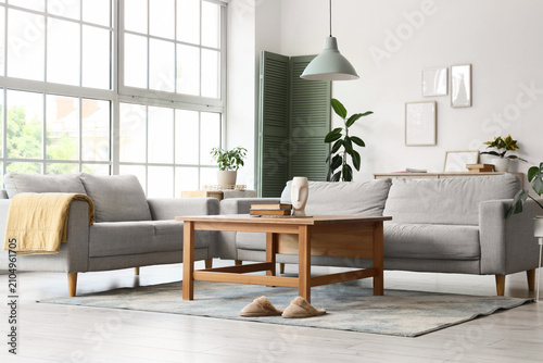 Modern living room interior...