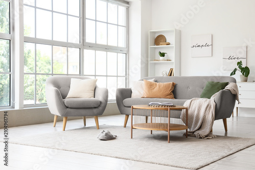 Modern living room interior...