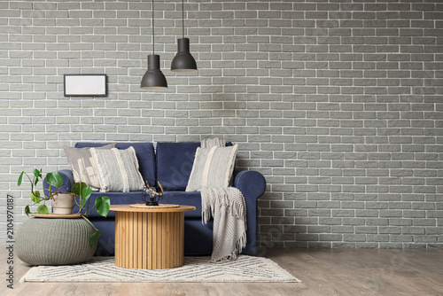 Interior of stylish living ...