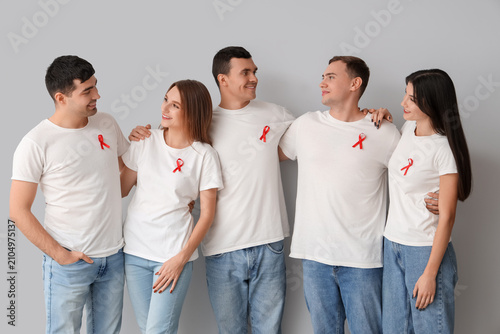 Group of young people with ...
