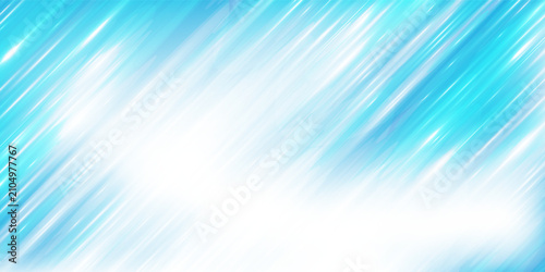 Bild auf Leinwand Blue abstract motion blurred background. Light pale blue surface