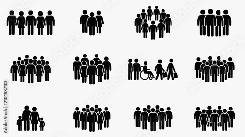 Obraz na płótnie Diverse Group Inclusion Representation.