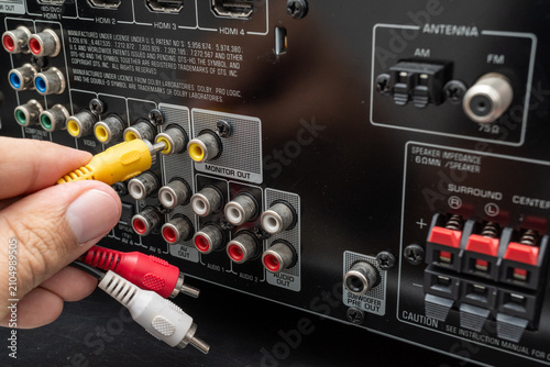 Connecting audio video equipment to home entertainment system