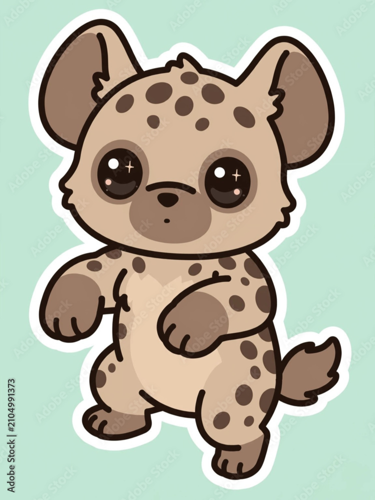 Fototapeta premium Hyena icon