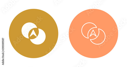 Tableau sur toile Pathfinder Icon Design