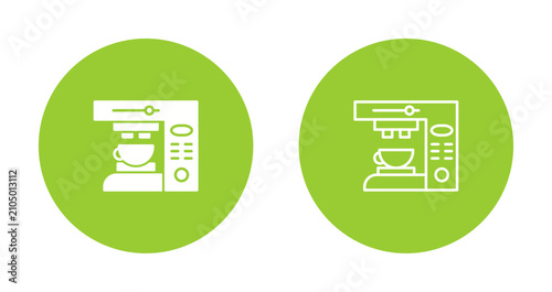 Coffee Machine Icon Design