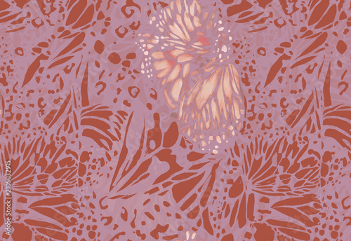 All Over Design Seamless Pattern Best Background Digital Print Textile