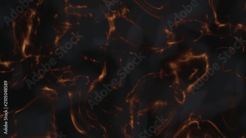 Quadro em tela Abstract Fiery Swirls on Dark Background
