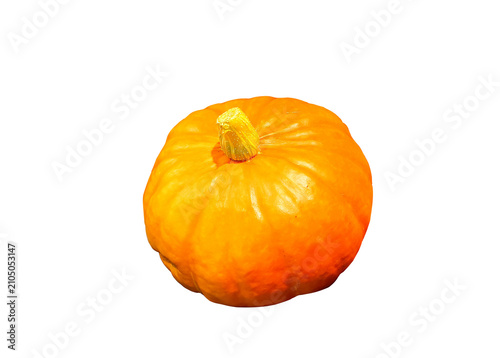 Orange Pumpkin Isolated on transparent Background