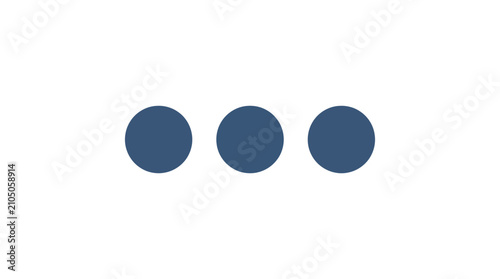 Фотография Three Dark Blue Round Dots.