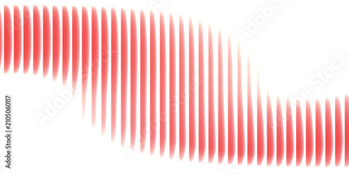 Bild auf Leinwand Ripple gradient glass background