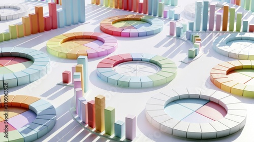 Colorful Data Visualization Charts and Graphs
