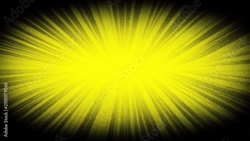 Burst of Brightness: A vibrant explosion of yellow light radiates outwards, creating a dynamic and energetic visual effect that draws the viewer into its core.