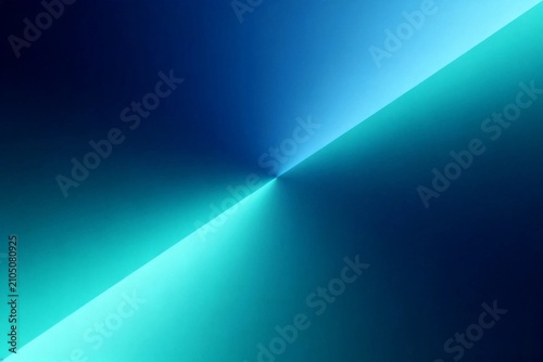 Abstract Blue Gradient with Diagonal Light