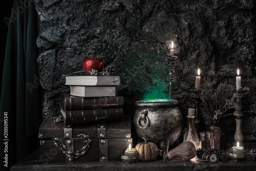 Cuadro en lienzo Halloween background