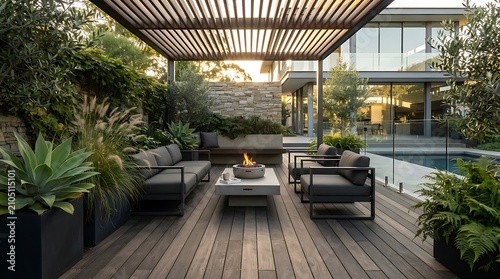 Luxury Modern Patio Deck