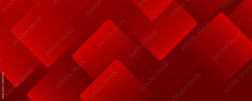 Fototapeta premium Red abstract modern background. Suit for business, institution, conference, party, Vector illustration