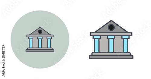 Courtroom Vector Icon