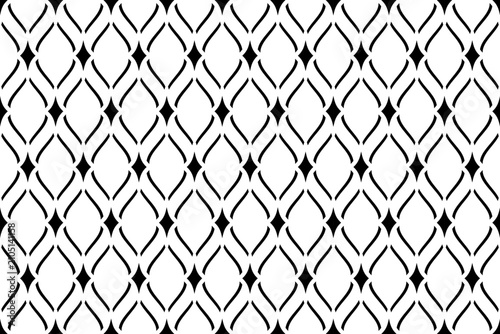 Abstract Seamless Geometric Diamonds and Lines Pattern.