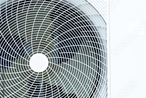 Fotografía Air conditioner air compressor cold electric fan cooling temperature external cl