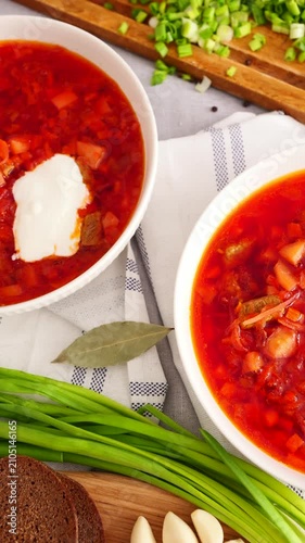 tomato soup in a bowl