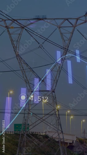 Vertical video: Overlay appearing at start, sweeping tower, showing power values, updating markers