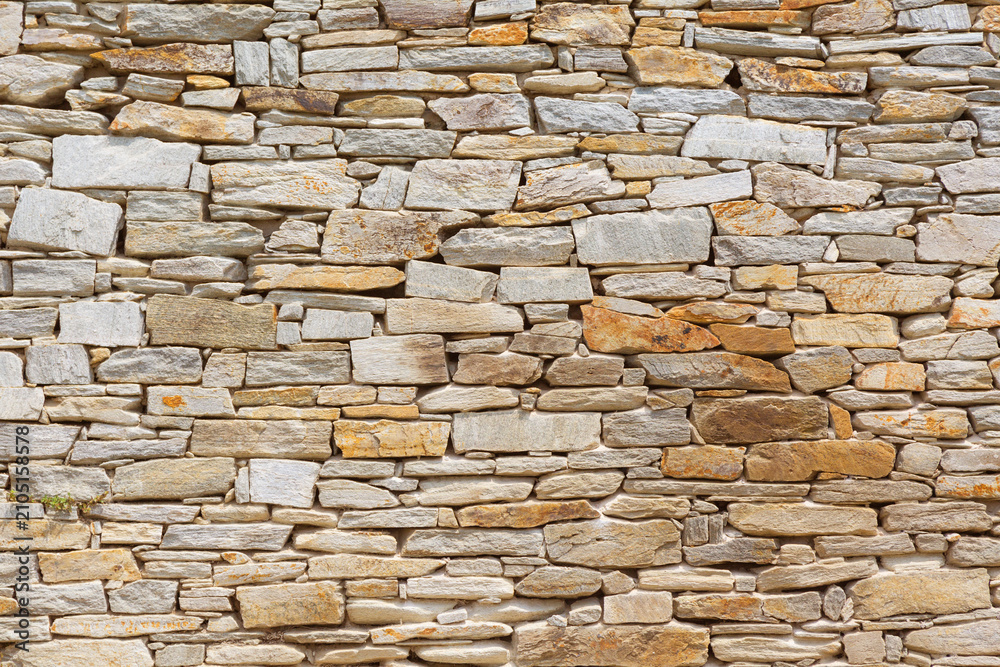 Fototapeta premium Old stone wall texture background