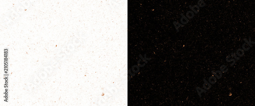 Fényképezés Minimalist split screen background, high contrast black and white texture, subtl