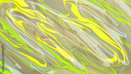 Abstract liquify pattern with swirls of lime green, chartreuse, and yellow. The design features a subtle fluid movement that resembles the texture of marble ink.