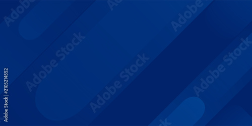 Tableau sur toile Abstract blue background with glowing geometric lines