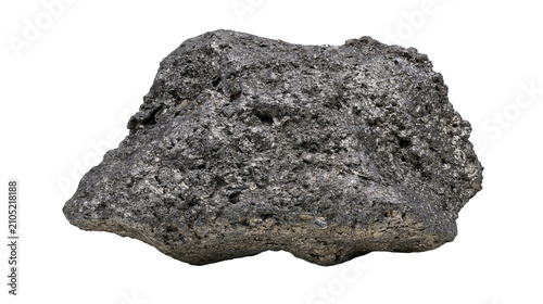 Принти на полотні Rough dark gray metallic rock with porous texture