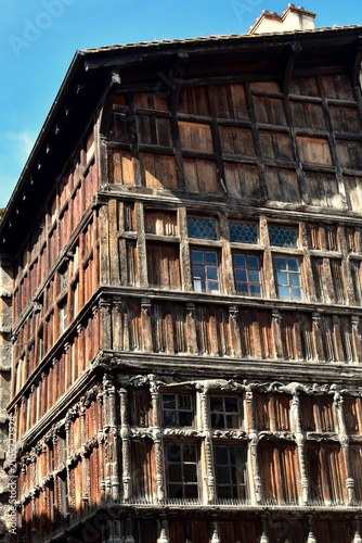 La Maison de Bois sur la Place aux Herbes à Mâcon
