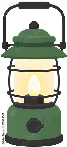 Camping Lantern Isolated on Transparent Background png