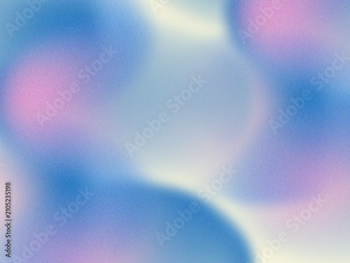 Cuadro en lienzo Abstract image with soft, blurred gradients in shades of blue, pink, and white