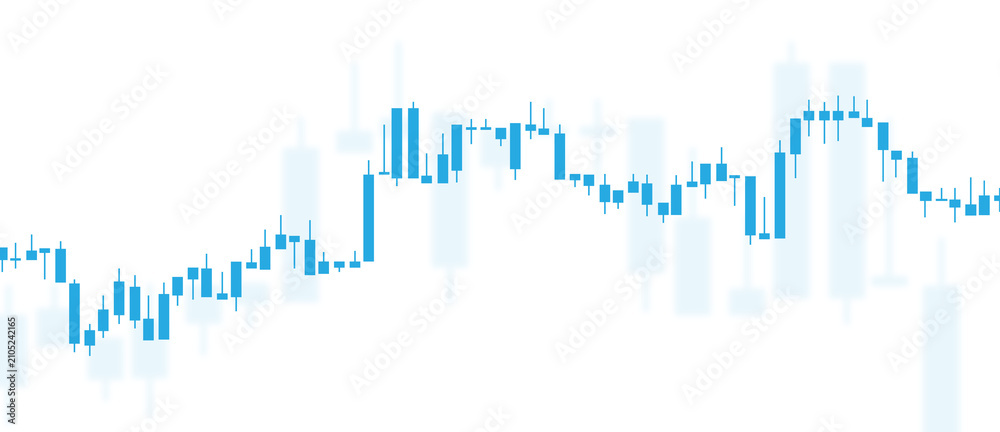 Fototapeta premium trading background finance background growth background