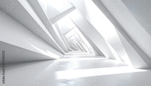 Modern architecture interior design concept.