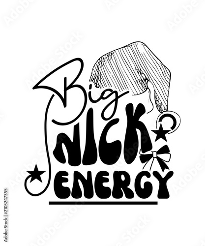 Bild auf Leinwand big nick energy svg