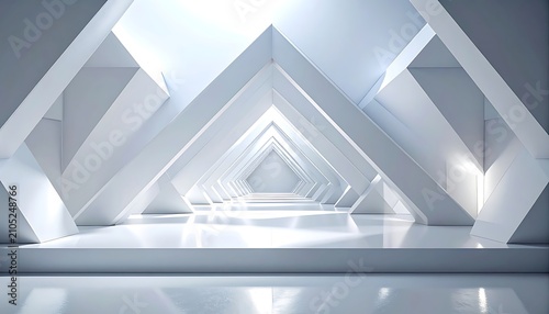Modern architecture interior design concept.