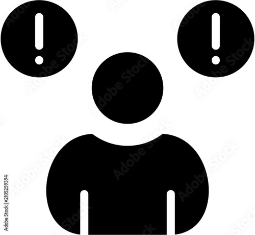 Fotografía Trouble Icon Element For Design